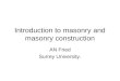 Presentation1-Introduction to Masonry and Masonry Construction