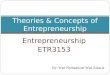 Week 1 Theories Concepts of Entrepreneurship