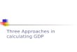 Three Approaches in Calculating GDP