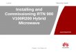 Installation and Commissioning the RTN 900 V1R2 Hybrid Microwave-20091220-A