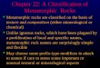 Ch 22 Metamorphic Classification