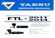 Yaesu FTL-2011 Service Manual