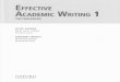 effective academic writing 1