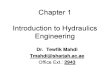 Chapter 1- Introduction to Hydraulics