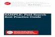 SAMPLE Paid Search Best Practice Guide