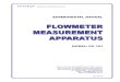 Flowmeter Measurement Apparatus