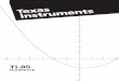 Manual Calculadora Texas Instruments-TI85