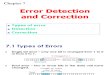 Error Detection Correction