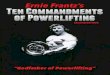 10 Commandments of Powerlifting- Ernie Frantz