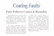 Coating Faults - Paint Failures - Causes & Remedies