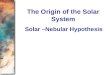 1_Origin of Universe & SolarSystem