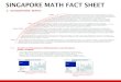 Singapore Math Fact Sheet