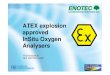 Atex Approved Oxygen Analyzer