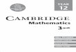 Cambridge HSC Maths Ext 1
