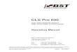 BST CLSPro 600 User manual
