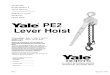 Yale PE2 Lever Hoist - 40192 A