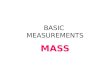 Basic Measurement form 1
