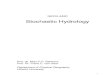 Syllabus Stochastic Hydrology