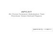 AFCAT Solved Papers 1 - 2011