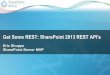 Taking Advantage of the SharePoint 2013 REST API