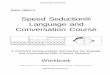 Language and Conversation Course (Workbook)