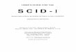 SCID-I Users Guide