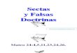 Sectas y Falsas Doctrinas
