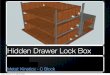 Hidden Drawer Lock Mechanism Design Folder