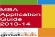 GMAT Club MBA Application Guide 2013-2014