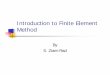 01-Introduction to Finite Element Method