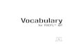 Vocabulary TOEFL IBT