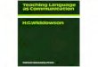 94105824 Teaching Language as Communication H G Widdowson