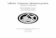 Ural Classic Motorcycles '02 Owners Manual