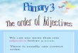 P3_The Order of Adjectives