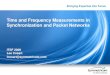 Symmetricom - Time and Frequency Measurements in Synchronization and Packet Networks