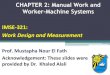 Chapter 2 Manual Work and Worker-Machine Systems