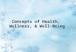 Concepts of Health,