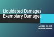 Liquidated and Exemplary Damages presentation