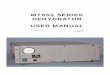 130363005 MT050 Series Dehydrator User Manual