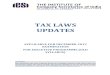 Tax Laws Updates for December 2013 Exams