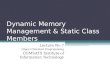 OOP-Lec 7(Dynamic Memory Management)