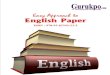English PaperI (B.a. III)