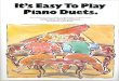 Frank Booth - It's Easy to Play Piano Duets