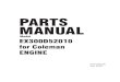 Coleman Powermate 6520-Subaru Robins EX300D52010 Parts Manual