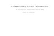 Elementary Fluid Dynamics by Acheson