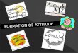 Formation of Attitude