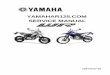 Yamaha Wr125 Service Manual