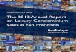 The 2013 Annual Report on Luxury Condominium Sales in San Francisco