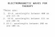 EMW for Therapy