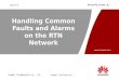 Handling Common Faults and Alarms on the RTN Network-20110711-A